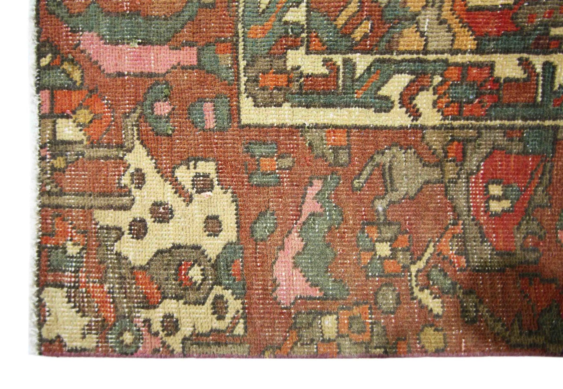 Handmade Vintage Persian Rug | 275 x 187 cm | 9' x 6'2" - Najaf Rugs & Textile