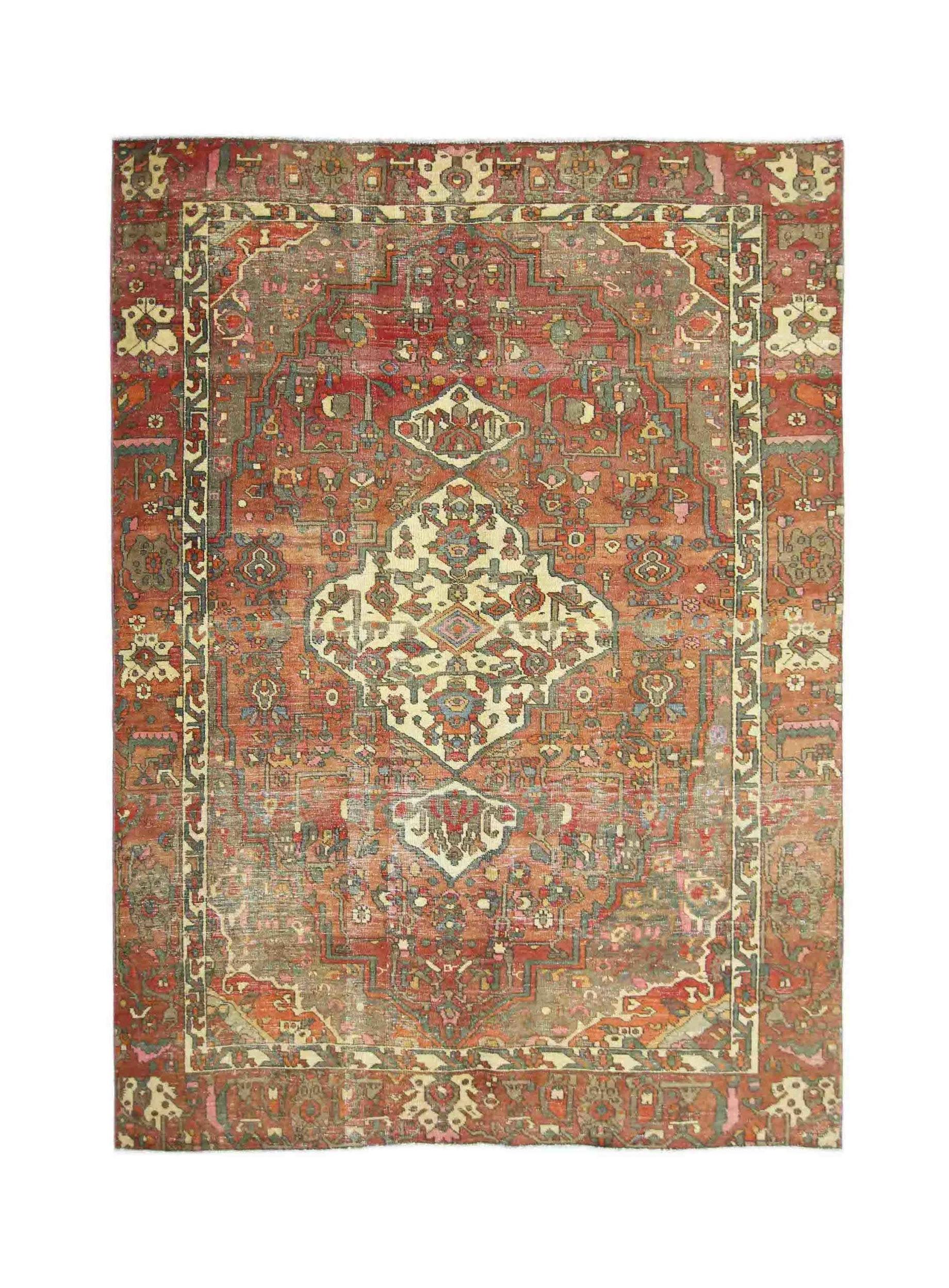 Vintage Persian Bakhtiari Rug