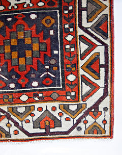 Handmade Vintage Persian Bakhtiar Rug | 278 x 187 cm | 9'1" x 6'2" - Najaf Rugs & Textile