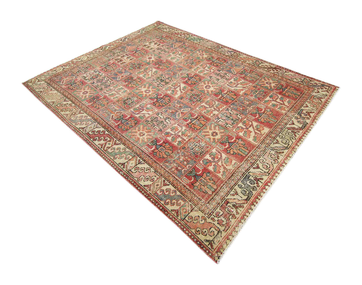 Vintage Persian Bakhtiari Rug