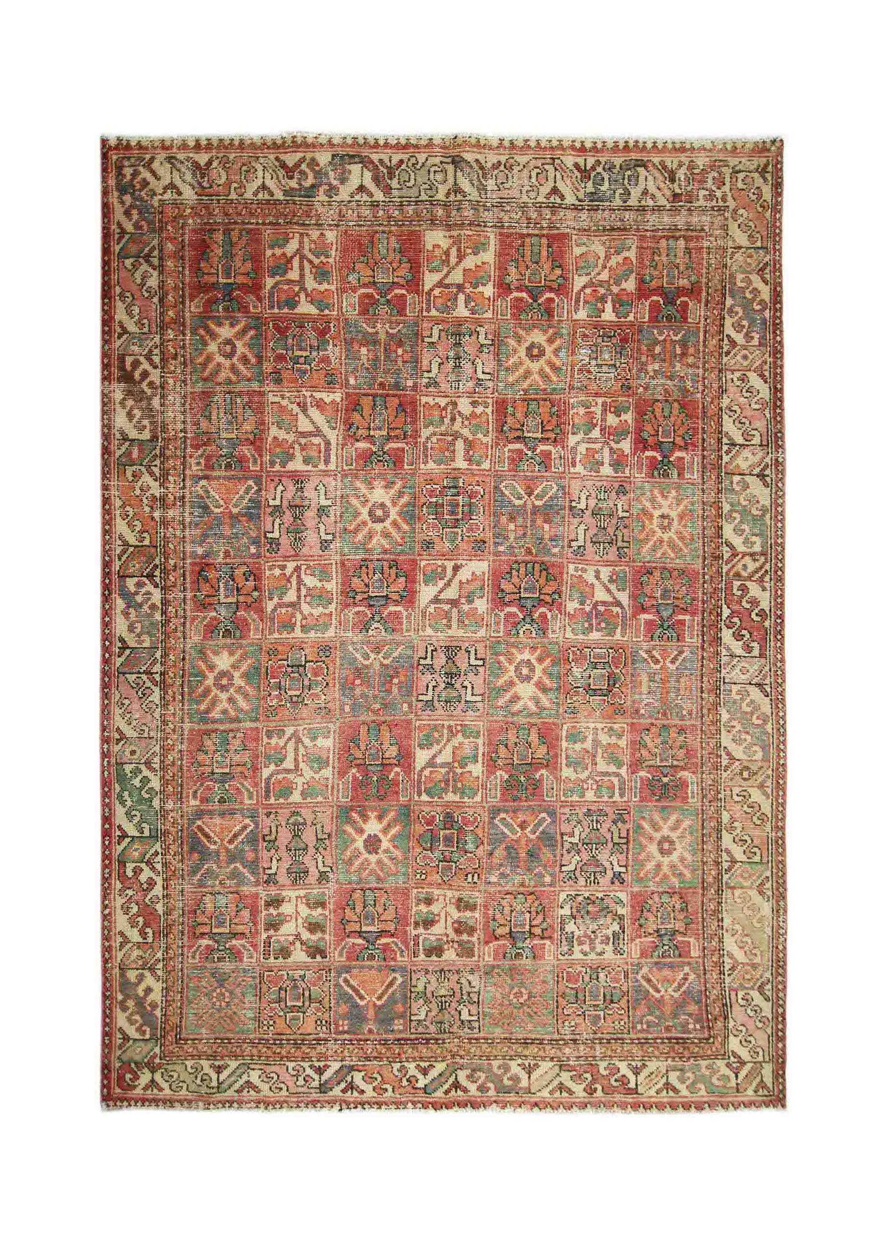 Vintage Persian Bakhtiari Rug