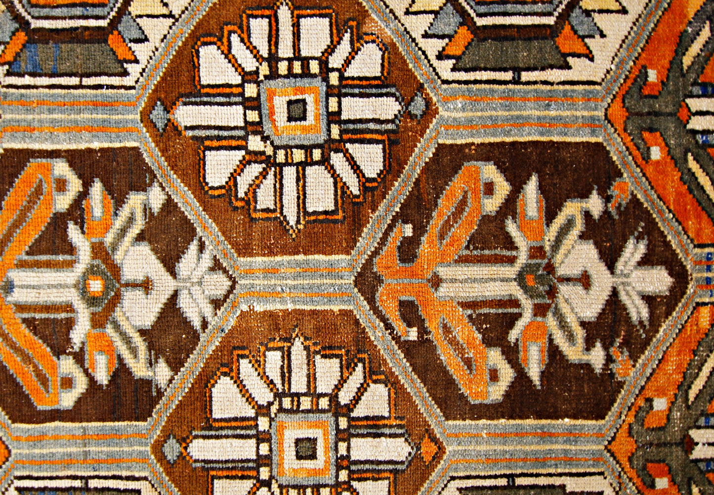 Vintage Persian Bakhtiari Rug