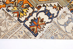 Handmade Vintage Persian Bakhtiar Rug | 283 x 138 cm | 9'3" x 4'6" - Najaf Rugs & Textile