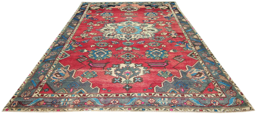 Vintage Persian Bakhtiari Rug