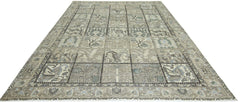 Handmade Vintage Persian Bakhtiar Rug | 287 x 214 cm | 9'5" x 7' - Najaf Rugs & Textile