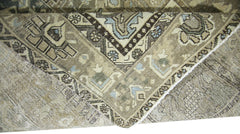 Handmade Vintage Persian Bakhtiar Rug | 287 x 214 cm | 9'5" x 7' - Najaf Rugs & Textile