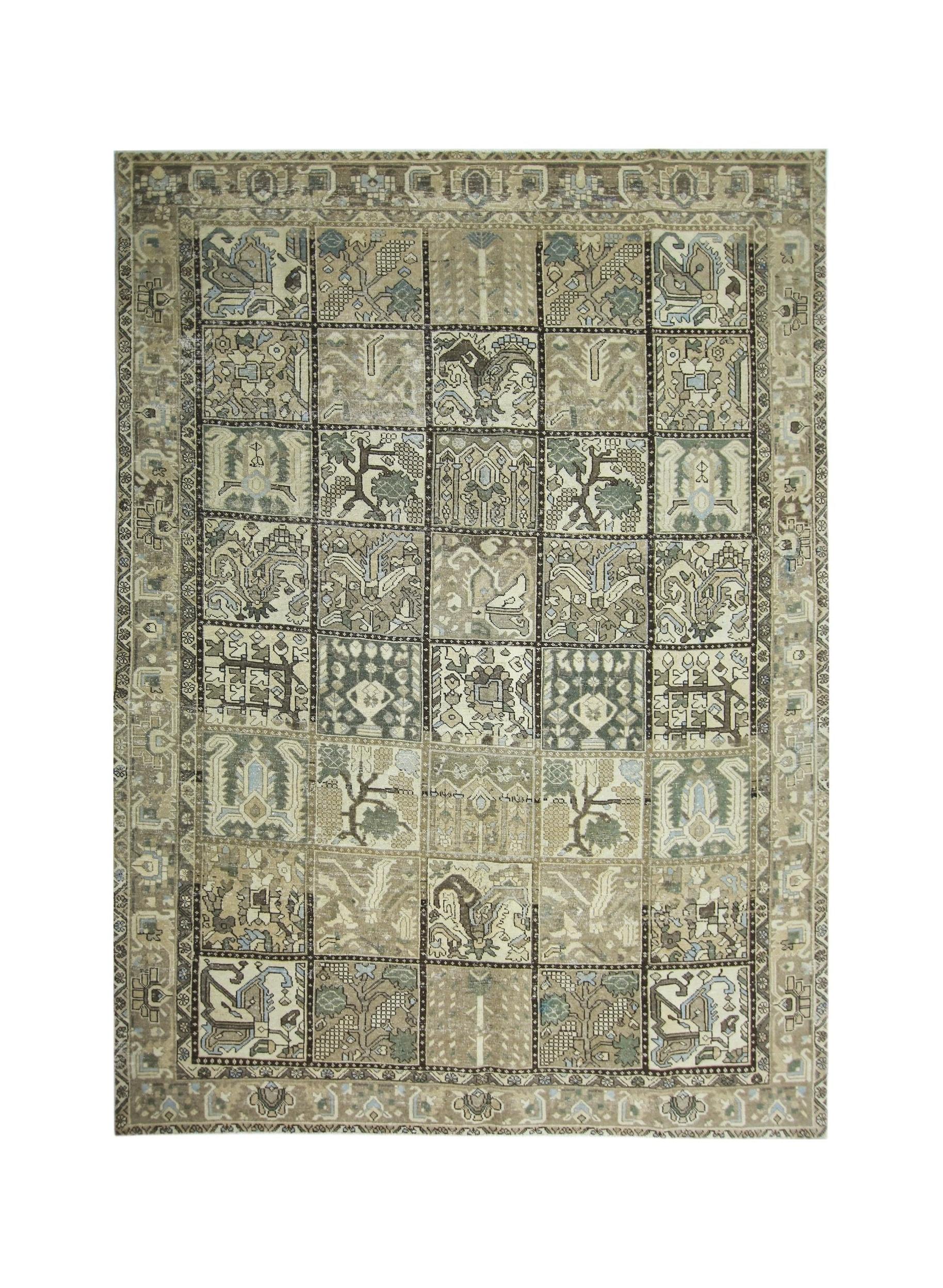Vintage Persian Bakhtiari Rug