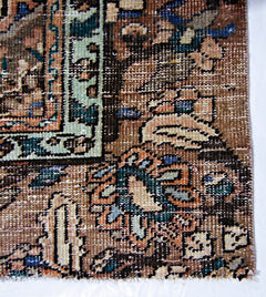Handmade Vintage Persian Bakhtiar Rug | 288 x 193 cm | 9'5" x 6'4" - Najaf Rugs & Textile