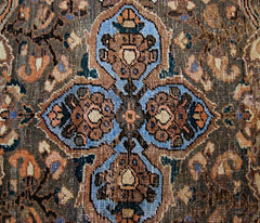 Handmade Vintage Persian Bakhtiar Rug | 288 x 193 cm | 9'5" x 6'4" - Najaf Rugs & Textile