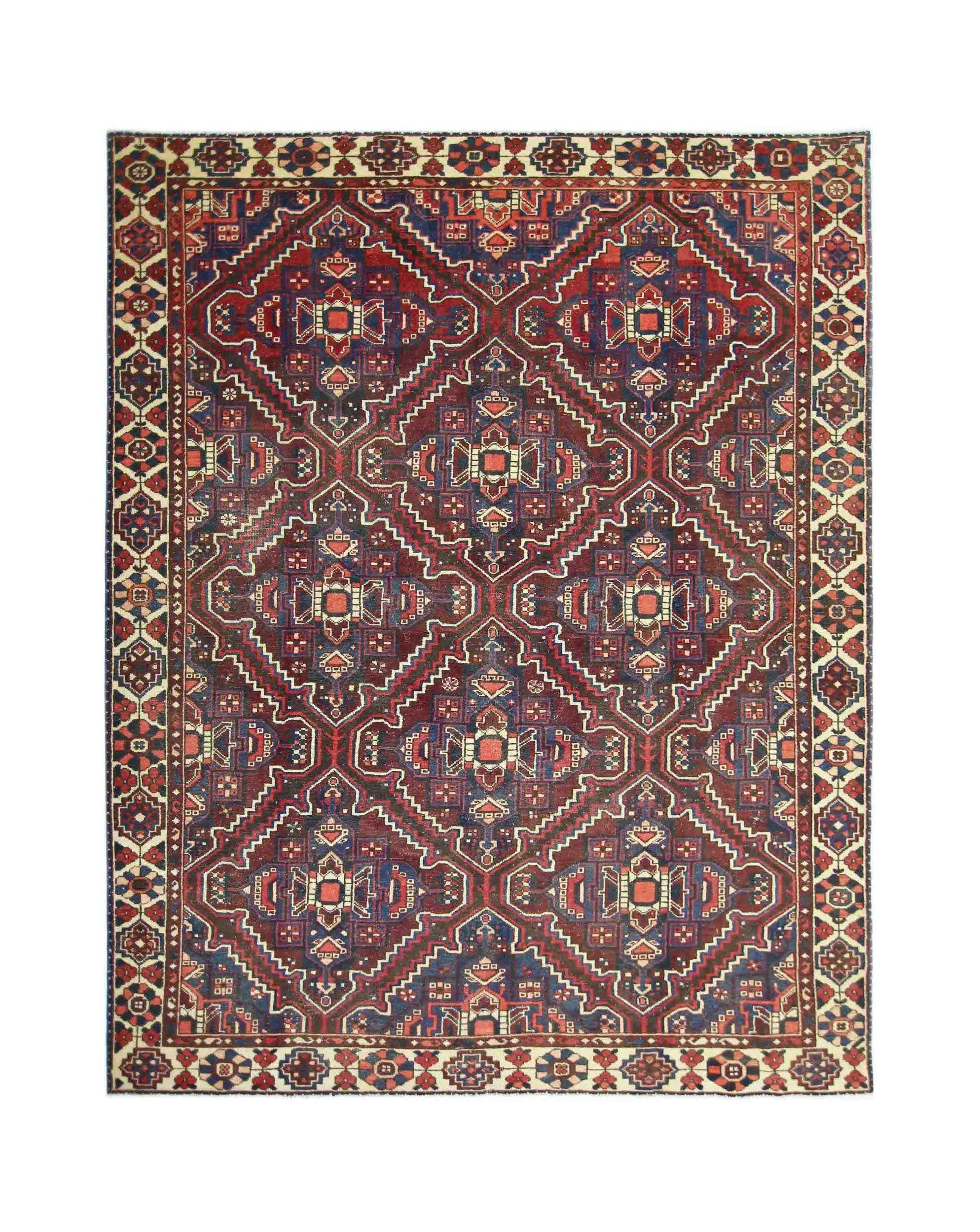 Vintage Persian Bakhtiari Rug