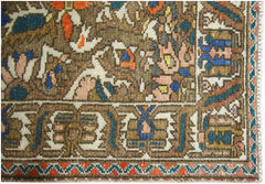 Handmade Vintage Persian Bakhtiar Rug | 297 x 211 cm | 9'9" x 6'11" - Najaf Rugs & Textile