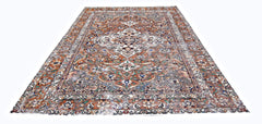 Handmade Vintage Persian Bakhtiar Rug | 314 x 200 cm | 10'4" x 6'7" - Najaf Rugs & Textile