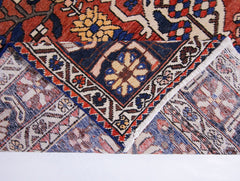 Handmade Vintage Persian Bakhtiar Rug | 319 x 206 cm | 10'6" x 6'9" - Najaf Rugs & Textile