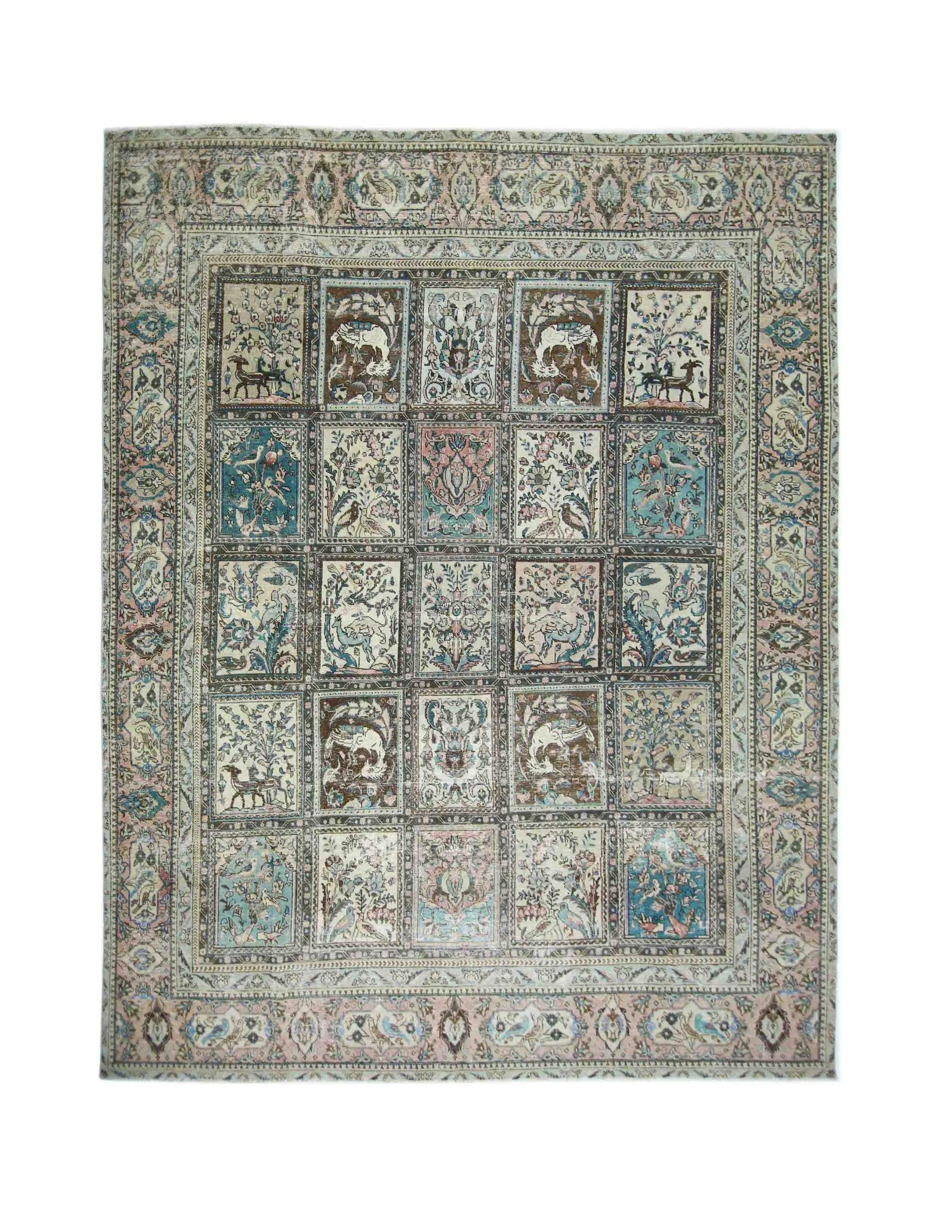 Vintage Persian Bakhtiari Rug