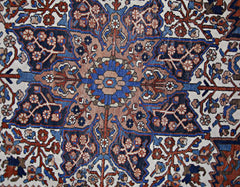 Handmade Vintage Persian Bakhtiar Rug | 410 x 315 cm | 13'6" x 10'4" - Najaf Rugs & Textile