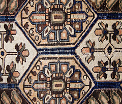Handmade Vintage Persian Bakhtiari Hallway Runner | 273 x 104 cm | 9' x 3'5" - Najaf Rugs & Textile