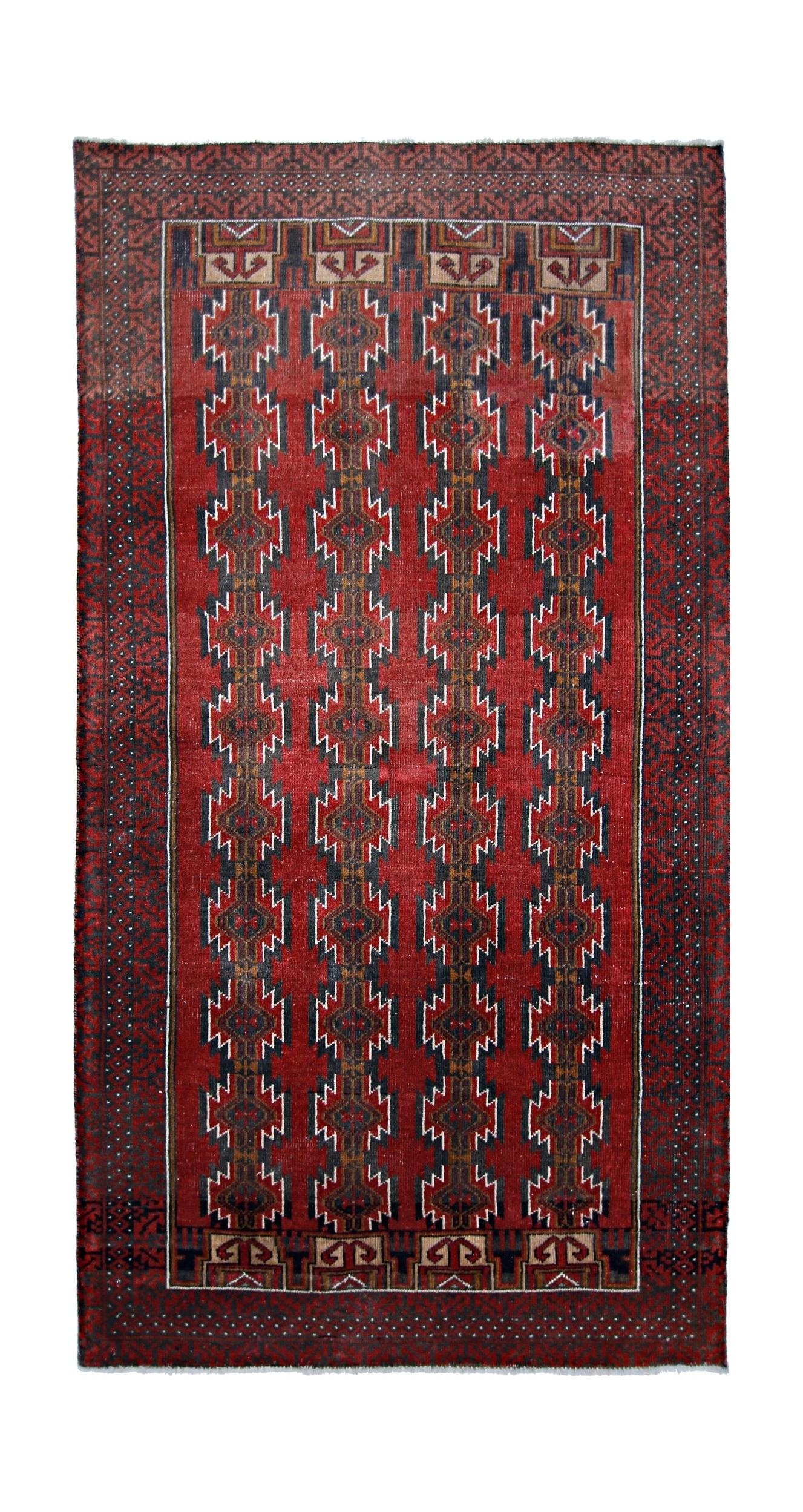 Vintage Persian Baluch Rug
