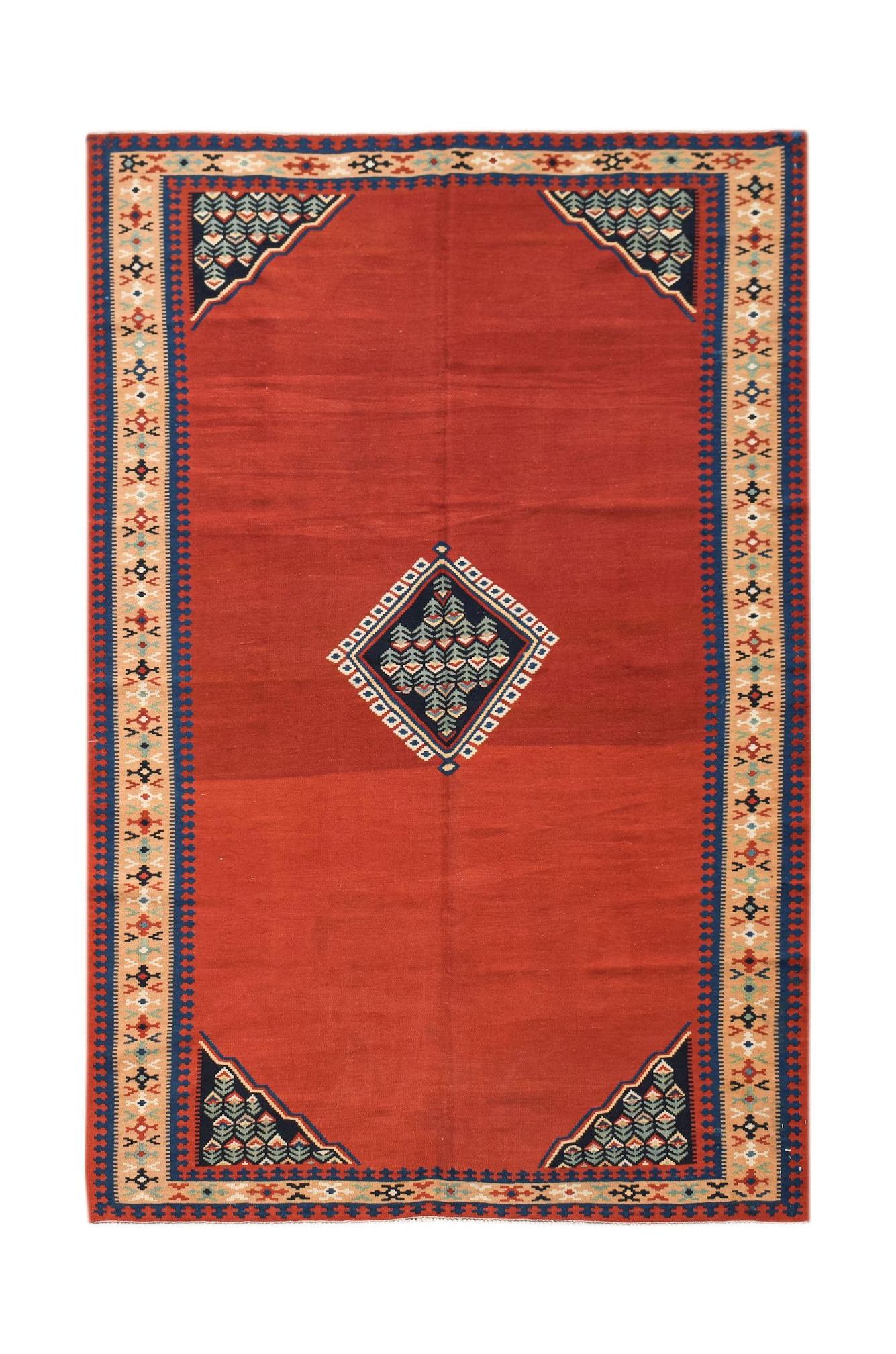 Vintage Persian Bidjar Kilim