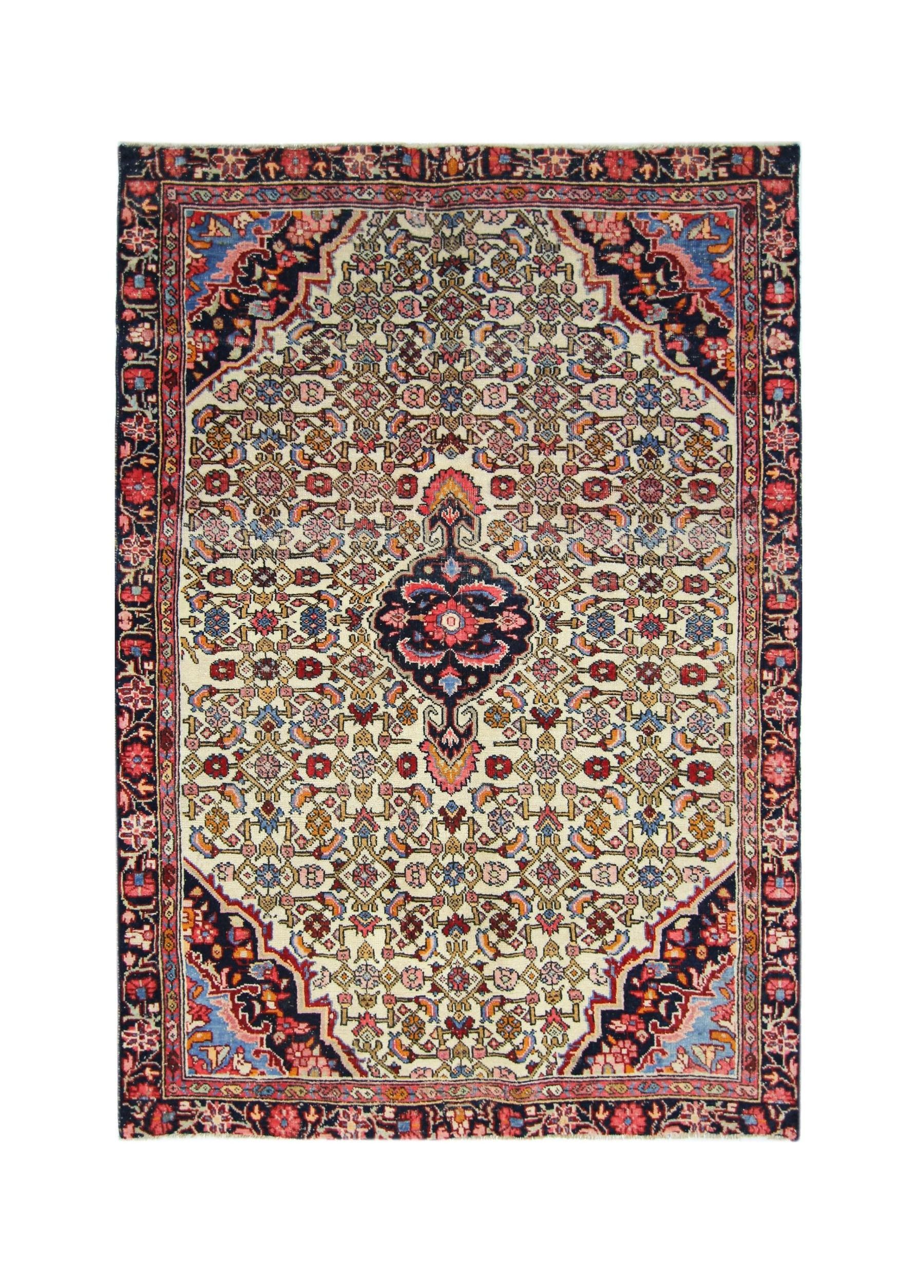 Vintage Persian Bidjar Rug