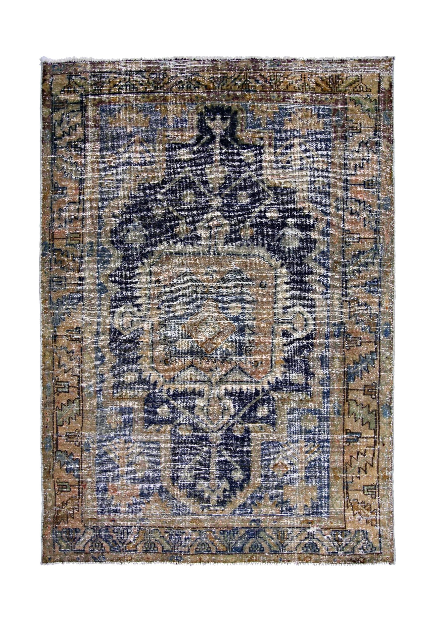 Vintage Persian Bidjar Rug