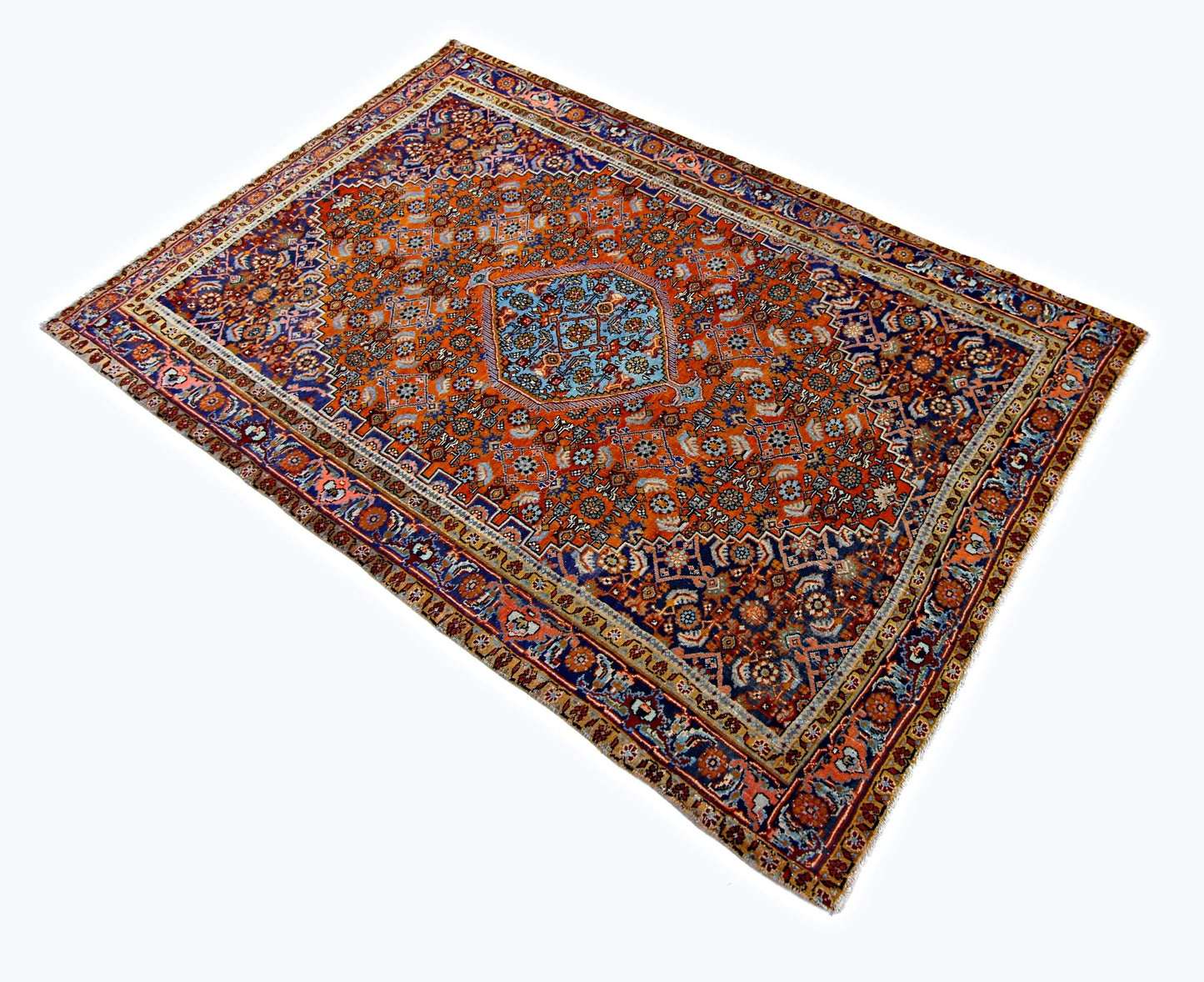 Handmade Vintage Persian Bidjar Rug | 169 x 112 cm | 5'6" x 3'8" - Najaf Rugs & Textile