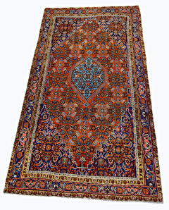 Handmade Vintage Persian Bidjar Rug | 169 x 112 cm | 5'6" x 3'8" - Najaf Rugs & Textile