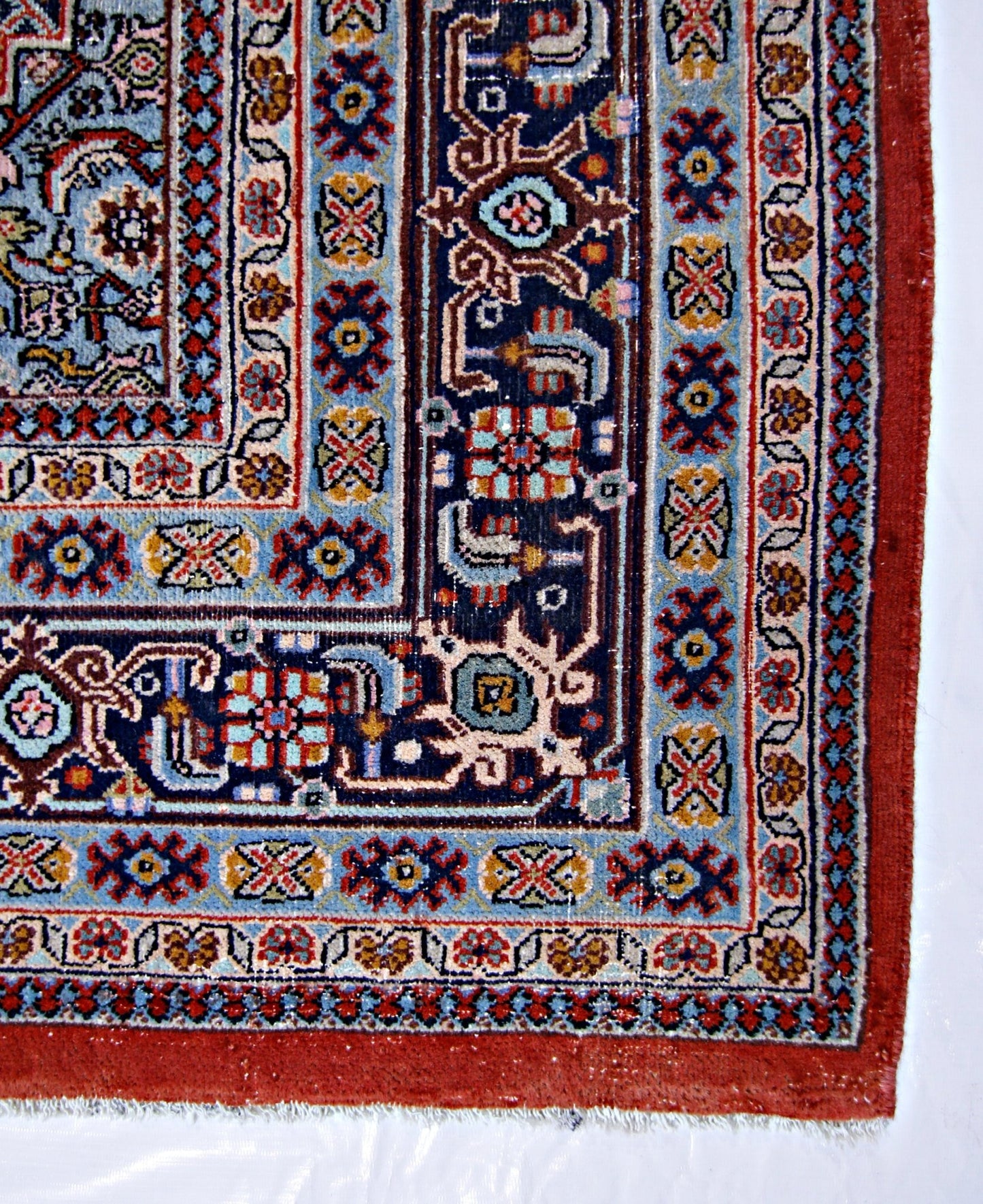 Handmade Vintage Persian Bidjar Rug | 292 x 192 cm | 9'7" x 6'3" - Najaf Rugs & Textile