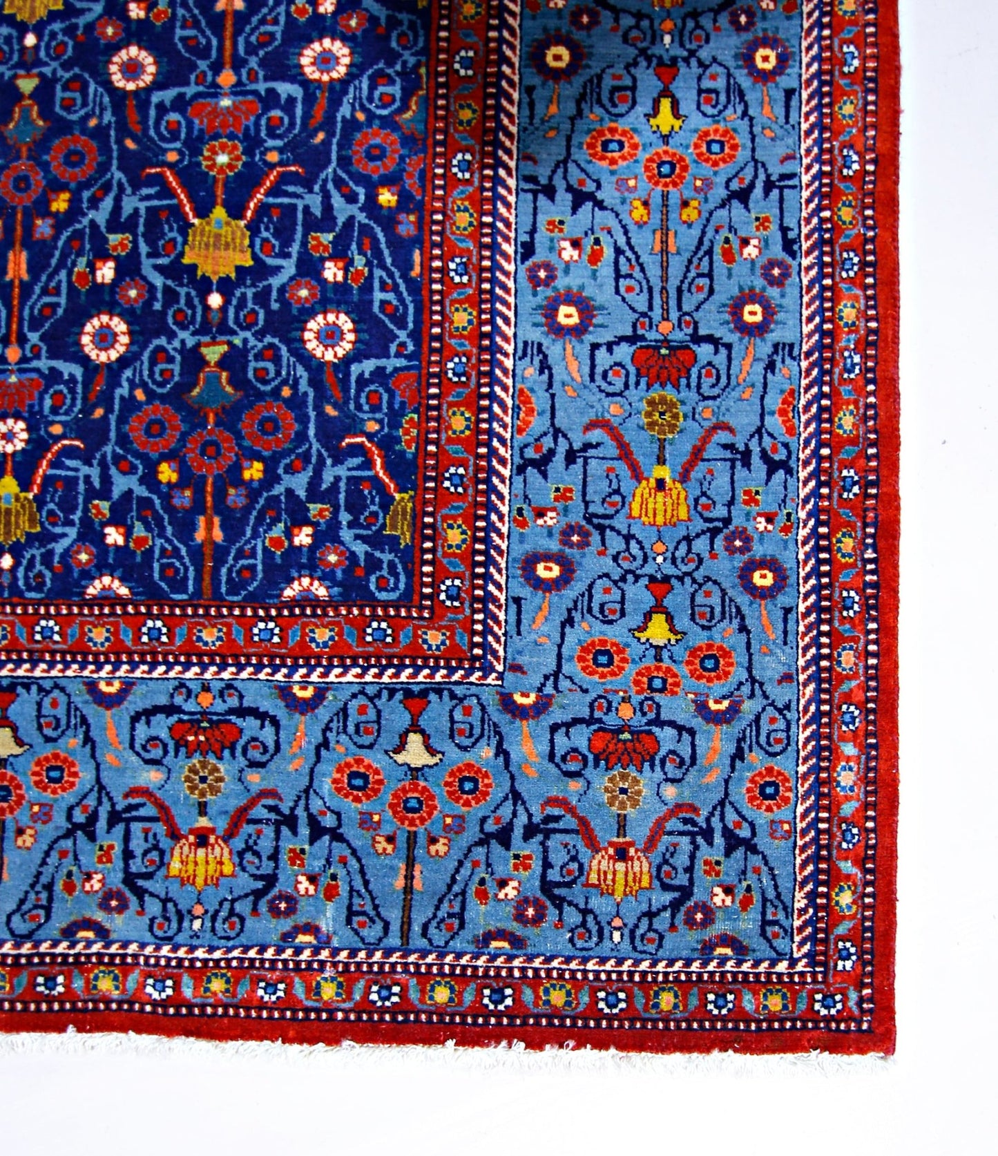 Handmade Vintage Persian Tabriz Rug | 314 x 204 cm | 10'4" x 6'8" - Najaf Rugs & Textile