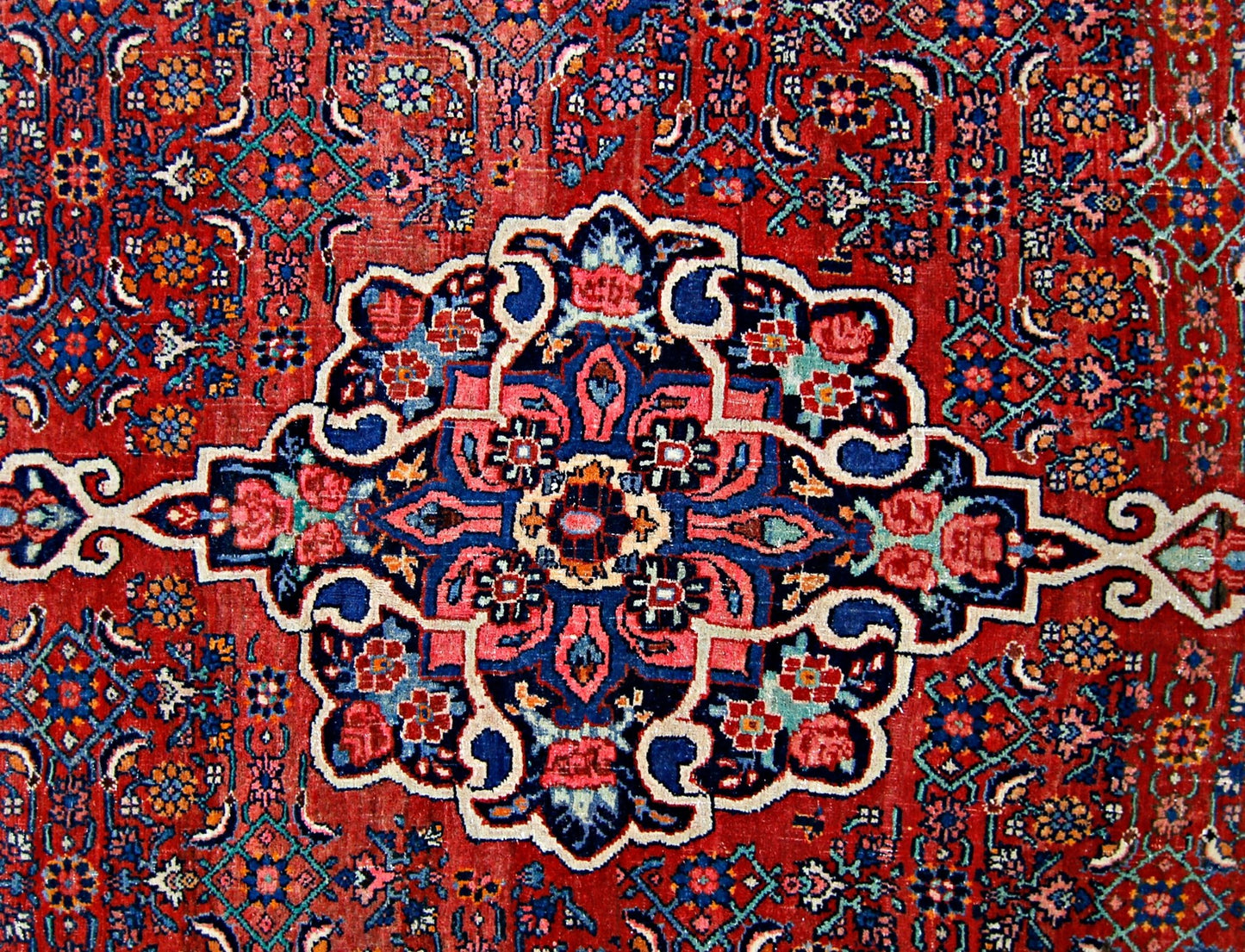Handmade Vintage Persian Bidjar Rug | 342 x 230 cm | 11'3" x 7'6" - Najaf Rugs & Textile