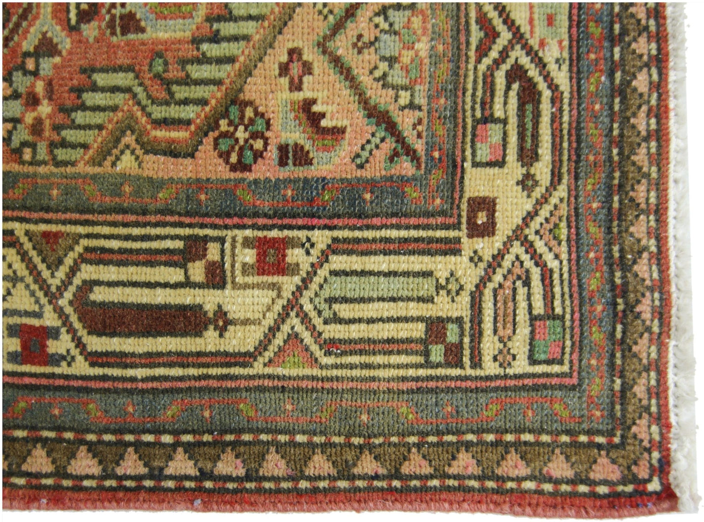 Handmade Vintage Persian Rug | 119 x 80 cm | 3'11" x 2'8" - Najaf Rugs & Textile