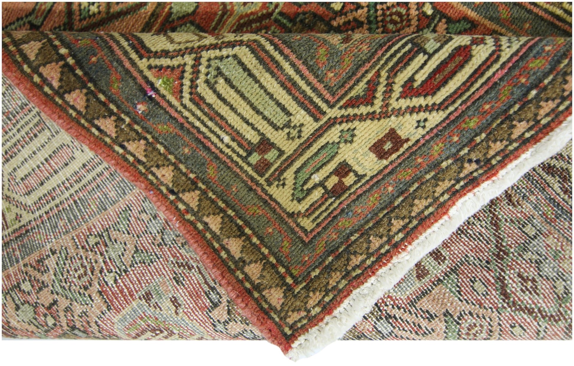 Handmade Vintage Persian Rug | 119 x 80 cm | 3'11" x 2'8" - Najaf Rugs & Textile