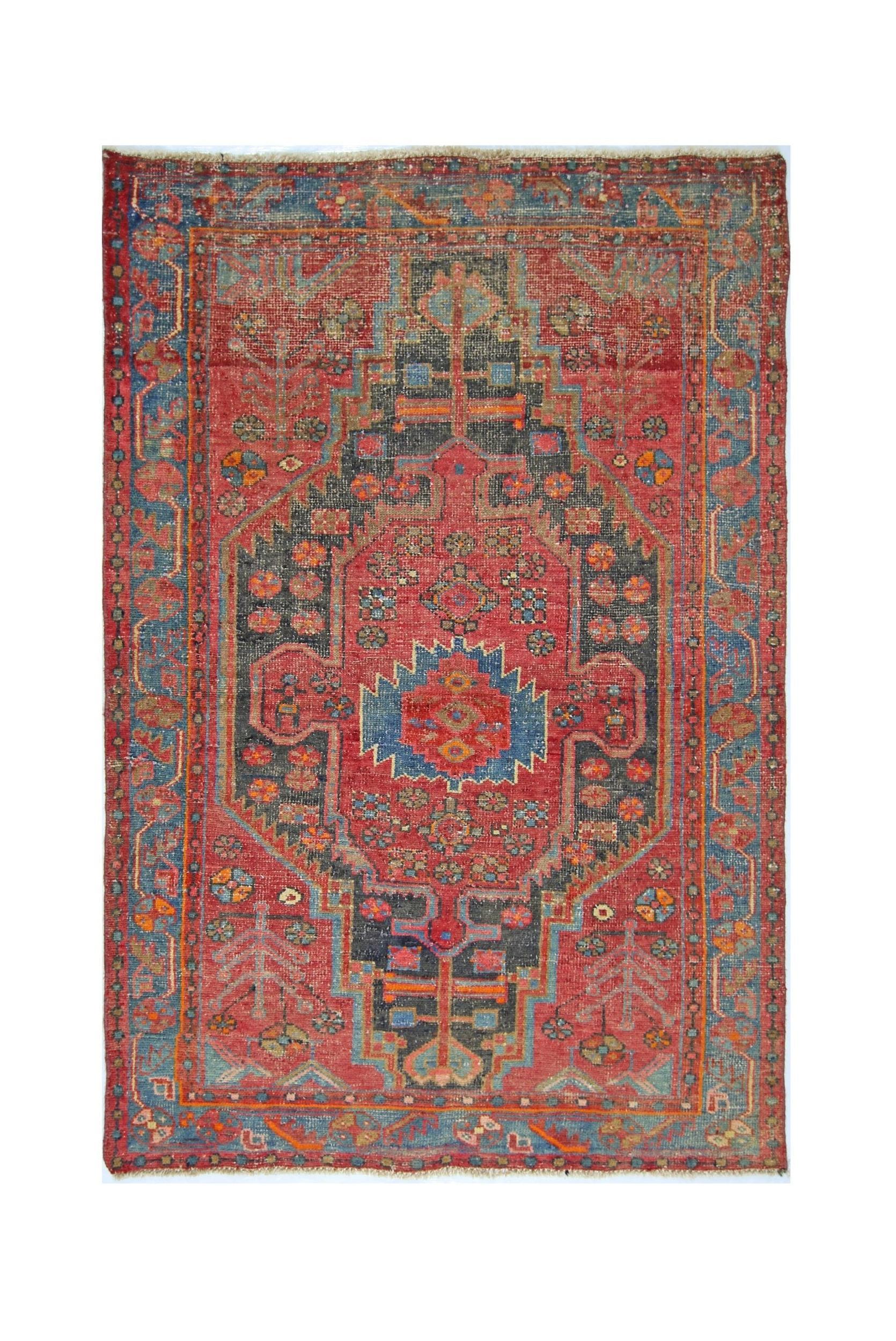 Vintage Persian Hamadan Rug