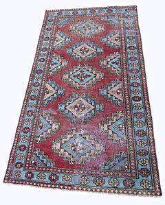 Handmade Vintage Persian Rug | 151 x 89 cm | 4'11" x 2'11" - Najaf Rugs & Textile
