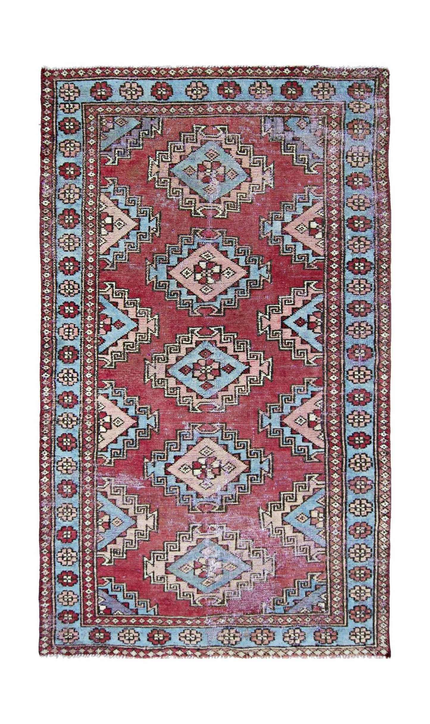 Handmade Vintage Persian Rug | 151 x 89 cm | 4'11" x 2'11" - Najaf Rugs & Textile