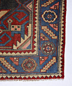Handmade Vintage Persian Rug | 161 x 122 cm | 5'3" x 4' - Najaf Rugs & Textile