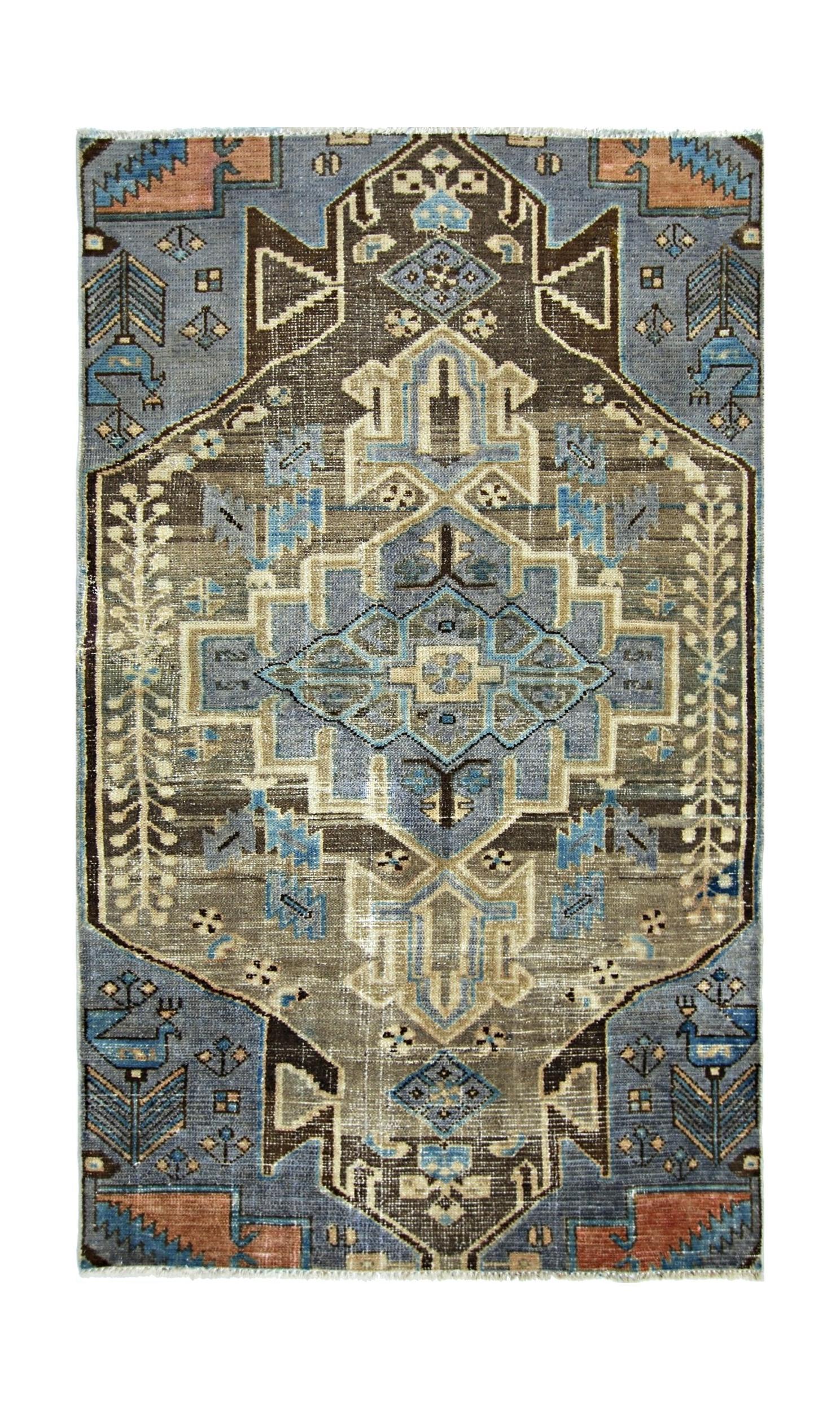 Vintage Persian Hamadan Rug