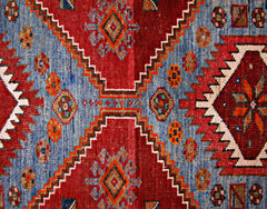 Handmade Vintage Persian Rug | 185 x 99 cm | 6'1" x 3'3" - Najaf Rugs & Textile