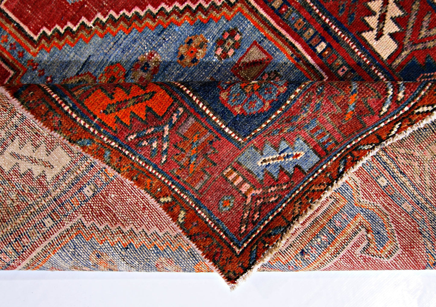 Handmade Vintage Persian Rug | 185 x 99 cm | 6'1" x 3'3" - Najaf Rugs & Textile