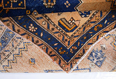 Handmade Vintage Persian Hamadan Rug | 186 x 100 cm | 6'1" x 3'3" - Najaf Rugs & Textile