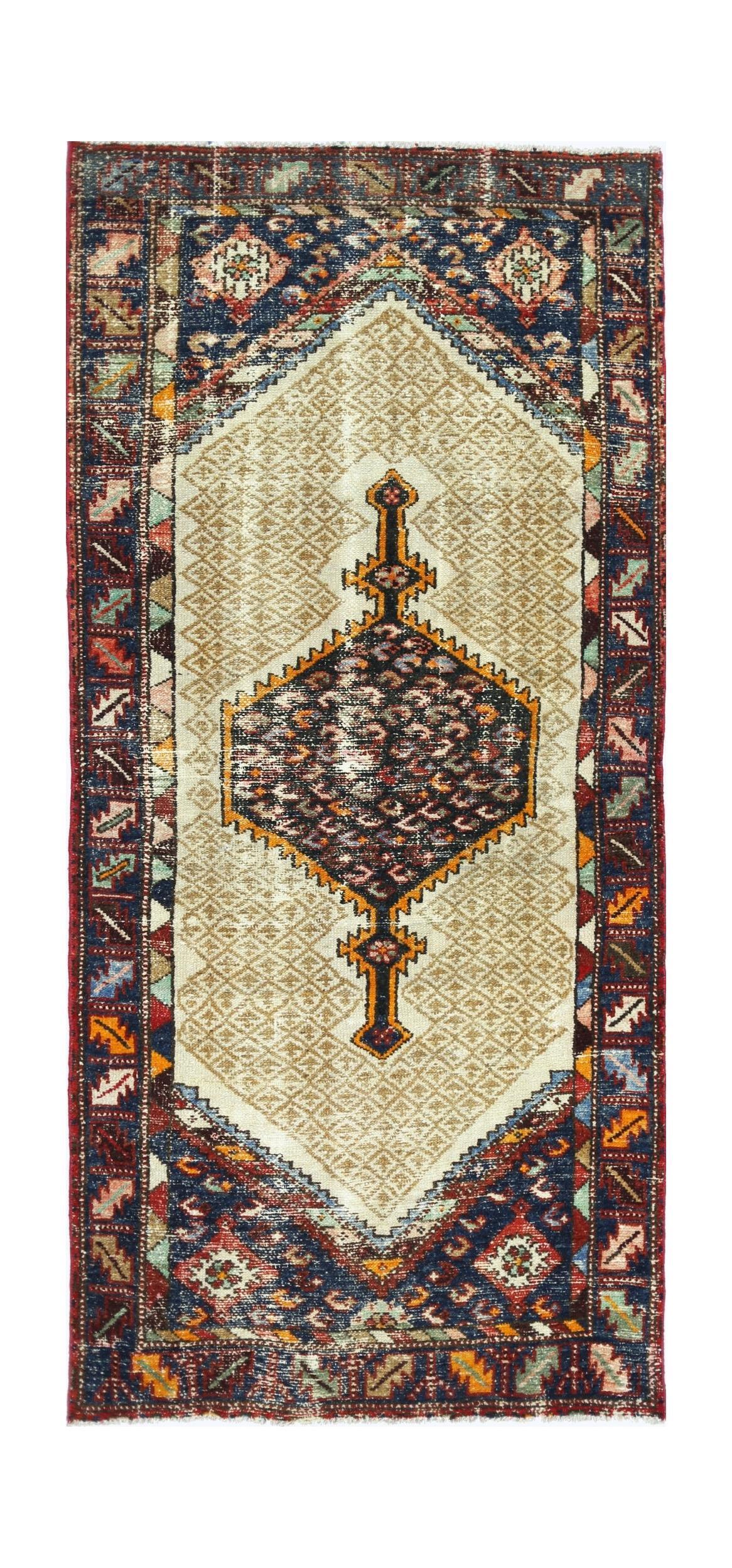Vintage Persian Hamadan Rug