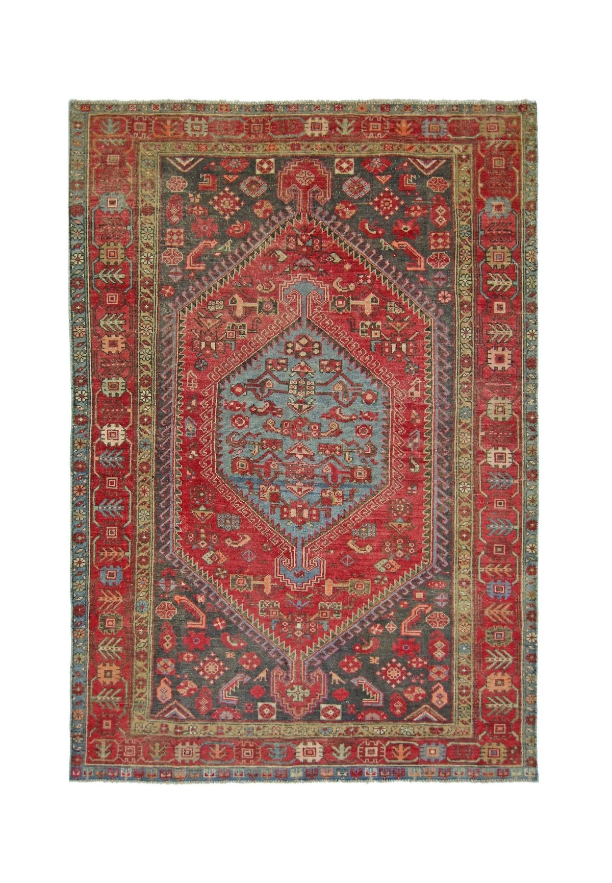 Vintage Persian Hamadan Rug