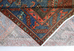 Handmade Vintage Persian Hamadan Rug | 196 x 134 cm | 6'5" x 4'5" - Najaf Rugs & Textile
