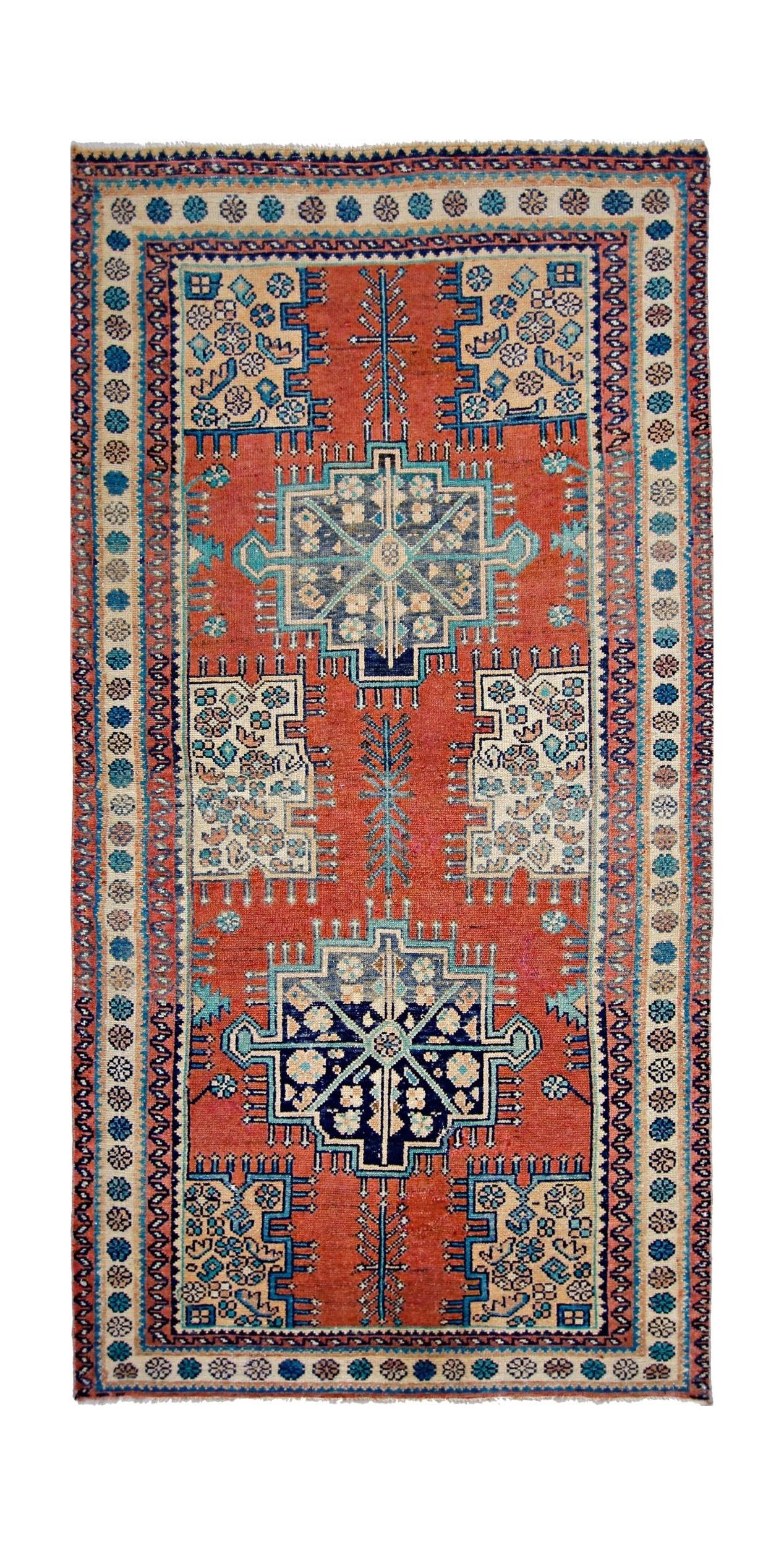 Vintage Persian Hamadan Rug
