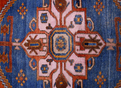 Handmade Vintage Persian Hamadan Rug | 200 x 124 cm | 6'7" x 4'1" - Najaf Rugs & Textile