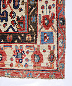 Handmade Vintage Persian Rug | 201 x 124 cm | 6'7" x 4'1" - Najaf Rugs & Textile