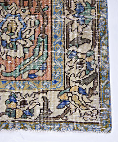 Handmade Vintage Persian Rug | 201 x 146 cm | 6'7" x 4'10" - Najaf Rugs & Textile