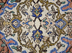 Handmade Vintage Persian Rug | 201 x 146 cm | 6'7" x 4'10" - Najaf Rugs & Textile