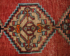 Handmade Vintage Persian Rug | 205 x 102 cm | 6'9" x 3'4" - Najaf Rugs & Textile