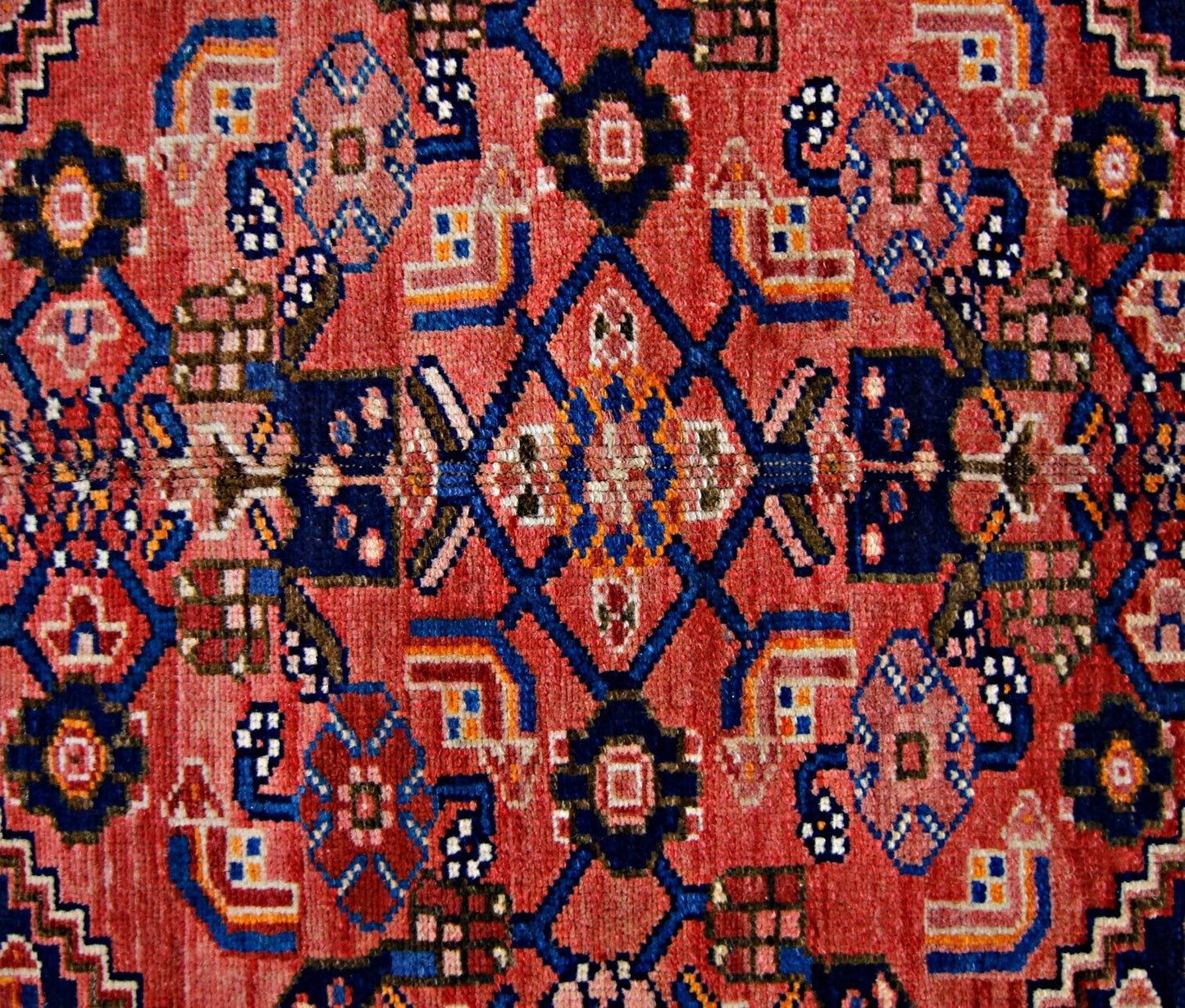 Handmade Vintage Persian Zanjan Rug | 205 x 130 cm | 6'9" x 4'3" - Najaf Rugs & Textile