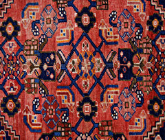 Handmade Vintage Persian Zanjan Rug | 205 x 130 cm | 6'9" x 4'3" - Najaf Rugs & Textile